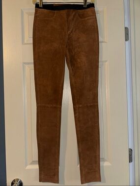 Suede pants by Neiman Marcus leather collection